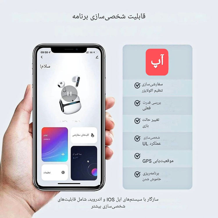 هندزفری بلوتوثی گیمینگ لانگسدوم مدل THETA TG11