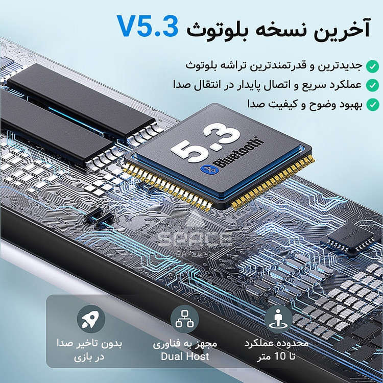 هندزفری بلوتوثی گیمینگ لانگسدوم مدل THETA TG11