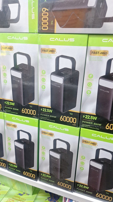 پاوربانک کالوس مدل FAST-H60 با ظرفیت 60000 میلی آمپر ساعت