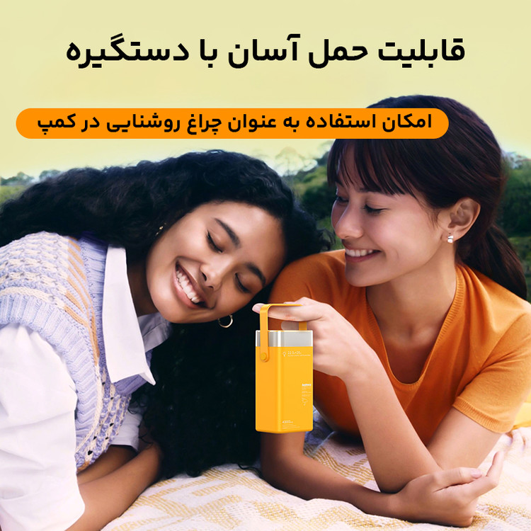 پاور بانک ریمکس ظرفیت 40,000mAh مدلRPP‑596