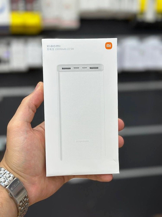 پاوربانك شیائومی مدل PB2022ZM ظرفيت 20,000mAh