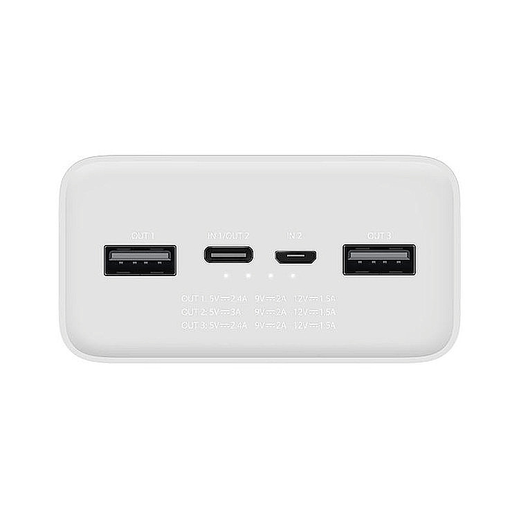 پاوربانك شیائومی مدل PB3018ZM ظرفيت 30,000mAh ( های کپی )