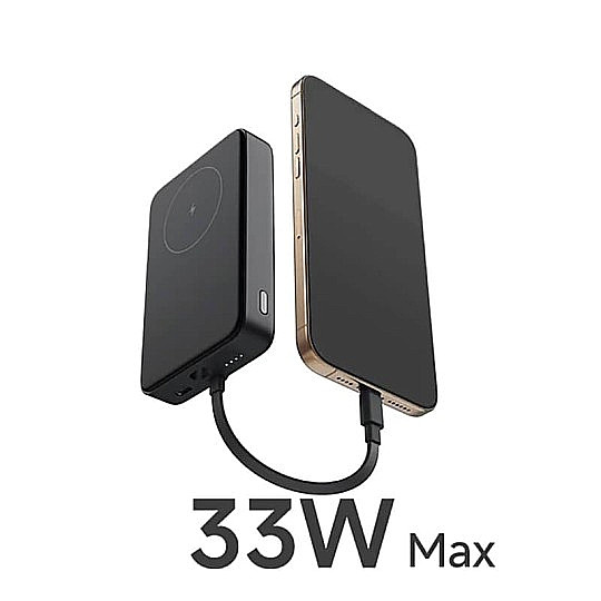 پاوربانک وایرلس شیائومی توان 33W مدل WPB1007MI ظرفیت 10,000mAh