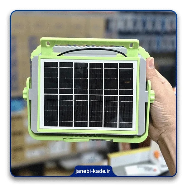 پروژکتور سیار شارژی و خورشیدی مدل JLP‑2195