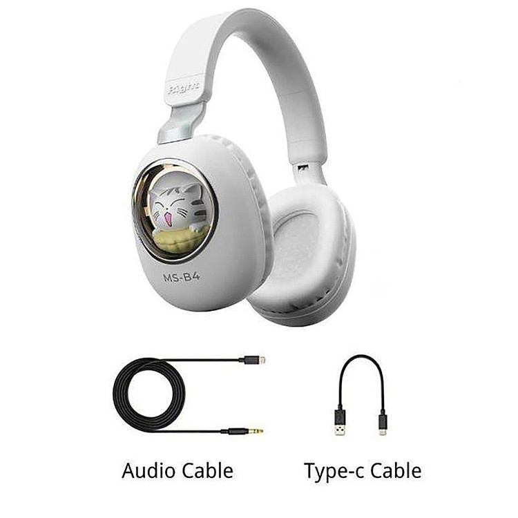 هدفون Gjby مدل CA-037 طرح گربه