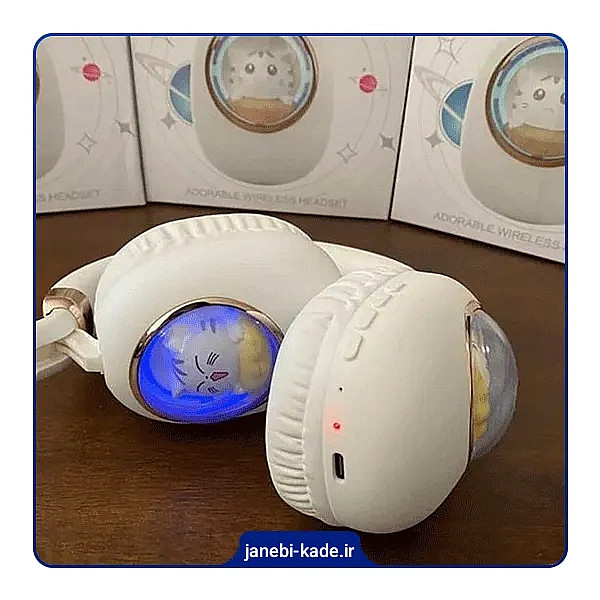 هدفون Gjby مدل CA-037 طرح گربه